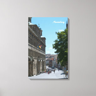 Nürnberg auf Leinwand