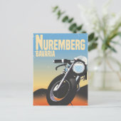 Nürnberg, bayerische Oldtimer-Reiseposte Postkarte (Stehend Vorderseite)