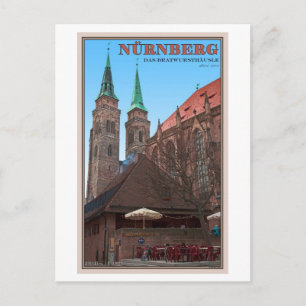 Nürnberg - Bratwursthäusle Postkarte