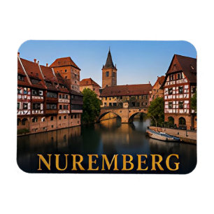 Nürnberg Deutschland Historisches Reiseziel Magnet