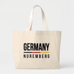 Nürnberg Deutschland Jumbo Stoffbeutel