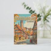 Nürnberg Deutschland - Klassisch Bayerisch Postkarte (Stehend Vorderseite)