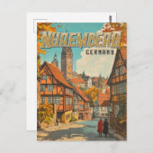 Nürnberg Deutschland - Klassisch Bayerisch Postkarte (Vorne/Hinten)