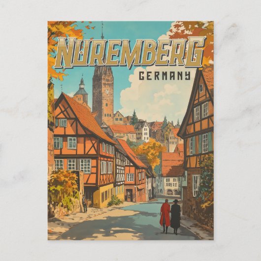 Nürnberg Deutschland - Klassisch Bayerisch Postkarte (Vorderseite)