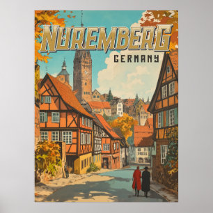 Nürnberg Deutschland - Klassisches Bayern Poster