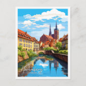 Nürnberg Deutschland Kunstzeitalter Postkarte (Vorderseite)