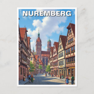 Nürnberg Deutschland Reise Postkarte