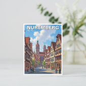 Nürnberg Deutschland Reise Postkarte (Stehend Vorderseite)