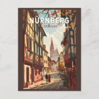 Nürnberg Deutschland Reisen Kunst Vintage