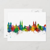 Nürnberg Deutschland Skyline Postkarte (Vorne/Hinten)