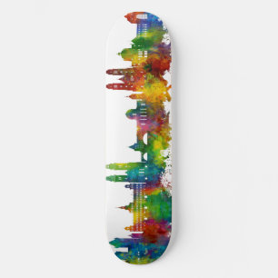 Nürnberg Deutschland Skyline Skateboard