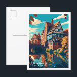 Nürnberg Deutschland Vintage Reise Illustration Postkarte<br><div class="desc">Nürnberg Deutschland Vintage-Reise-Ort-Illustration</div>