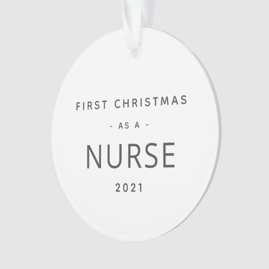 Nürnberg Erstes Weihnachtsfest Moderner, maßgeschn Ornament (Vorderseite)