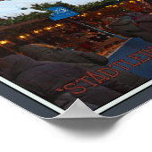 Nürnberg Frauenkirche & Christkindlmarkt Poster (Ecke)