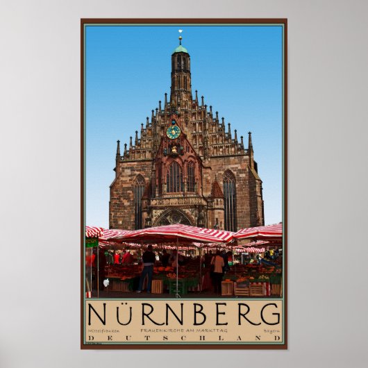 Nürnberg - Frauenkirche Poster (Vorne)