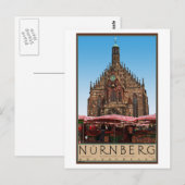 Nürnberg - Frauenkirche Postkarte (Vorne/Hinten)