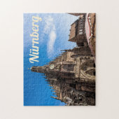 Nürnberg Hauptmarkt Nürnberg Bayern Deutschland Puzzle (Vertikal)
