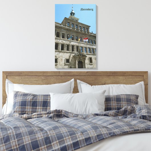 Nürnberg Leinwanddruck (Insitu (Schlafzimmer))