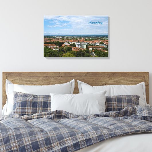 Nürnberg Leinwanddruck (Insitu (Schlafzimmer))