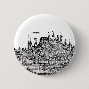 Nürnberg Mittelalterliche Stadt in Deutschland Button