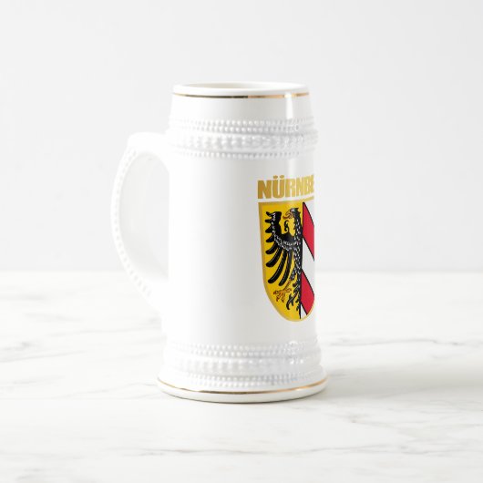 Nürnberg (Nürnberg) Bierglas (Vorderseite Links)