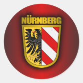 Nürnberg (Nürnberg) Runder Aufkleber (Vorderseite)