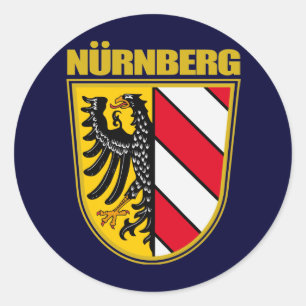 Nürnberg (Nürnberg) Runder Aufkleber