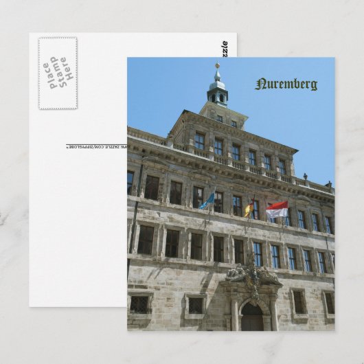 Nürnberg Postkarte (Vorne/Hinten)