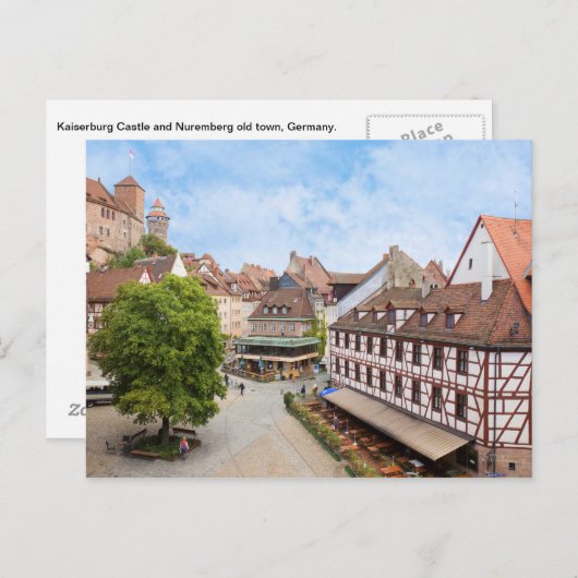 Nürnberg Postkarte (Vorne/Hinten)