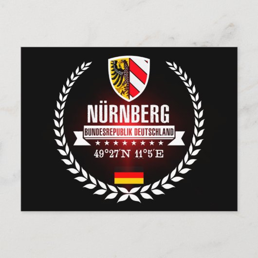 Nürnberg Postkarte (Vorderseite)