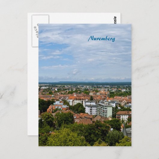Nürnberg Postkarte (Vorne/Hinten)