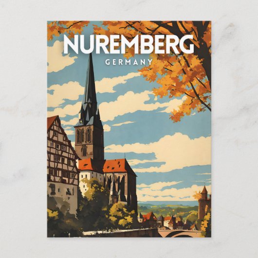 Nürnberg Postkarte (Vorderseite)
