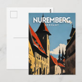 Nürnberg Postkarte (Vorne/Hinten)