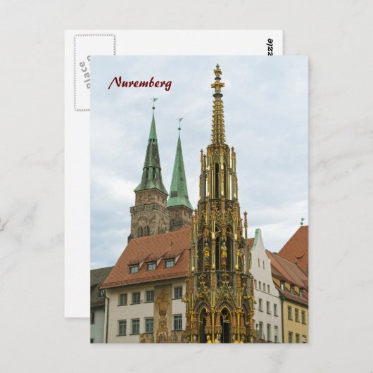 Nürnberg Postkarten (Vorne/Hinten)