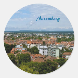 Nürnberg Runder Aufkleber
