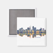 Nürnberg Skyline Magnet (Vorderseite/Rückseite)