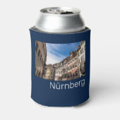 Nürnberg Stadtbild Bayern Deutschland Souvenir Dosenkühler (Kanne Rückseite)
