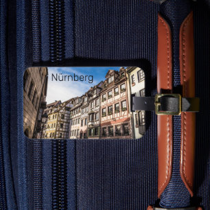 Nürnberg Stadtbild Bayern Deutschland Souvenir Gepäckanhänger