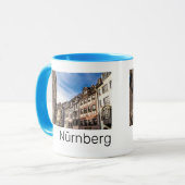 Nürnberg Stadtbild Bayern Deutschland Souvenir Tasse (Vorderseite Links)