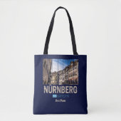 Nürnberg Vintag Bayern Deutschland Souvenir Tasche (Vorderseite)