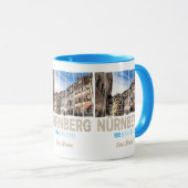 Nürnberg Vintag Bayern Deutschland Souvenir Tasse (VorderseiteRechts)
