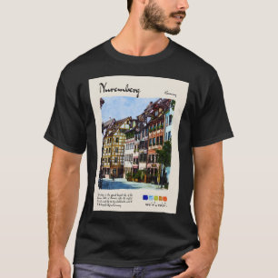 Nürnberg Vintag Watercolor Travel T-Shirt