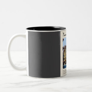 Nürnberg Vintag Watercolor Travel Zweifarbige Tasse