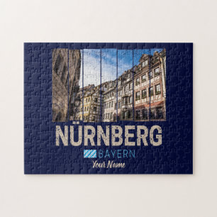 Nürnberg Vintage Bayern Deutschland Souvenir Puzzle