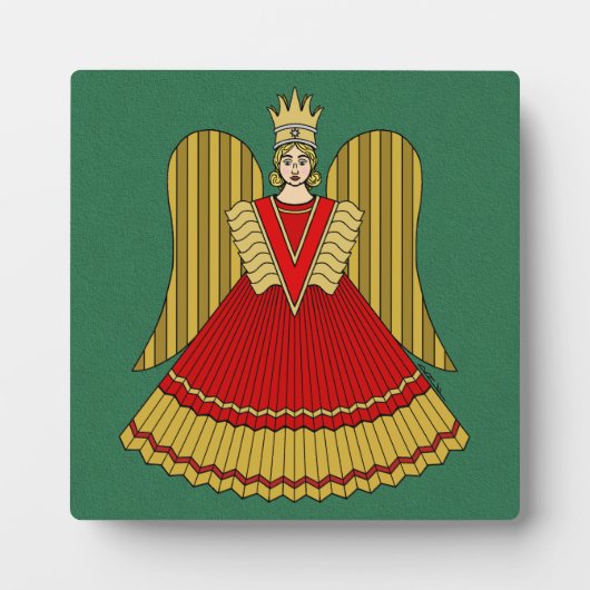 Nürnberg Weihnachtsangel Fotoplatte (Vorderseite)