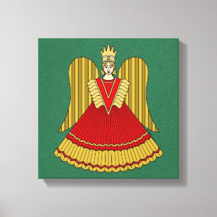 Nürnberg Weihnachtsangel Leinwanddruck