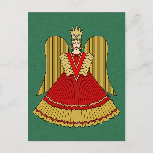 Nürnberg Weihnachtsangel Postkarte (Vorderseite)