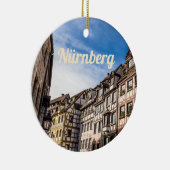 Nürnberg Weissgerbergasse Nürnberg Bayern Deutschl Keramik Ornament (Rechts)
