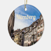Nürnberg Weissgerbergasse Nürnberg Bayern Deutschl Keramik Ornament (Links)