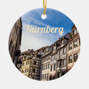 Nürnberg Weissgerbergasse Nürnberg Bayern Keramik Ornament